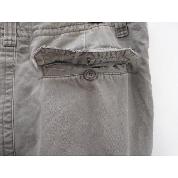 Aeropostale Mens Authentic Paratrooper Pocket Cargo Shorts Size 36 Gray - Picture 14 of 16